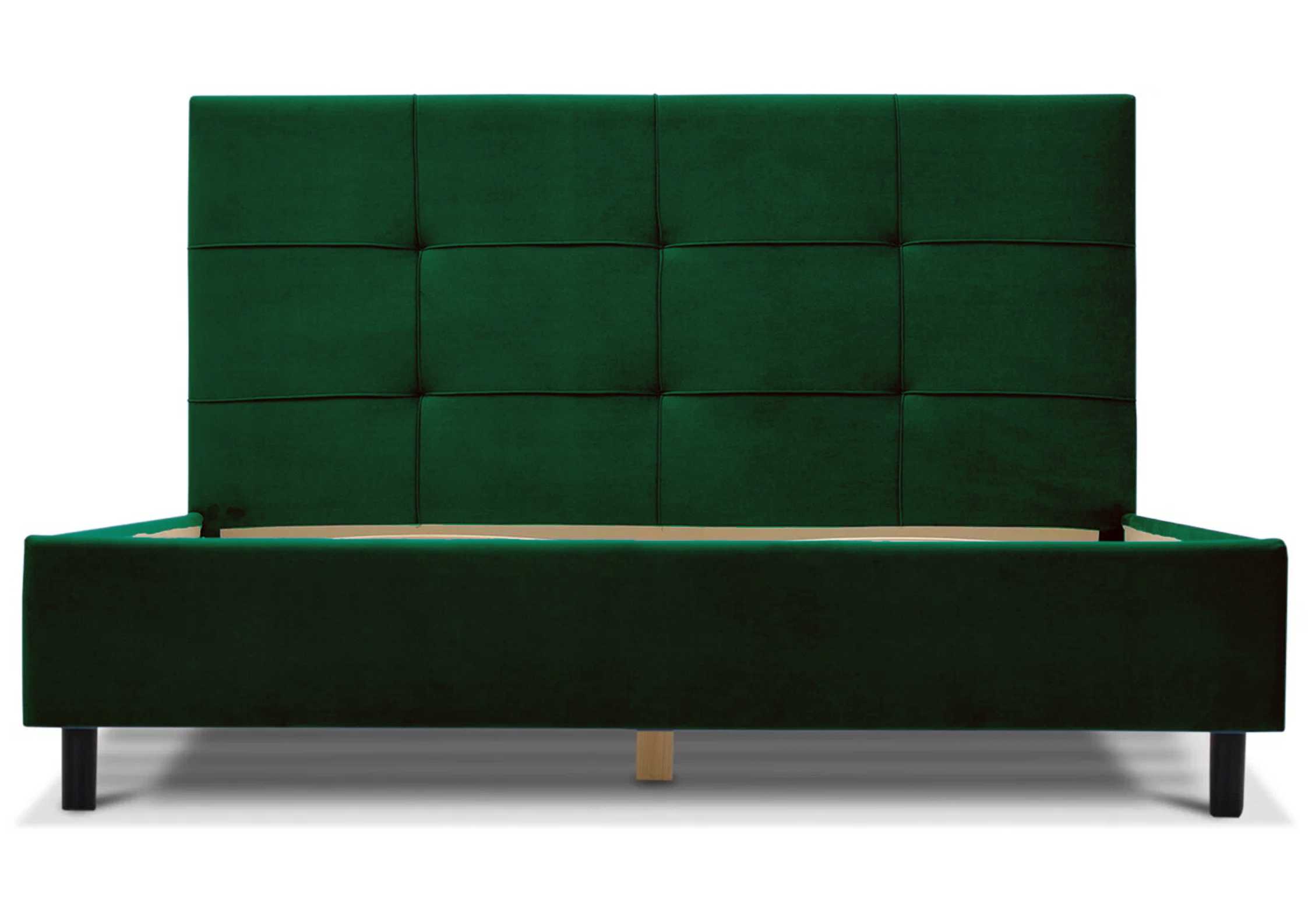 Zielone łóżko 140x200cm